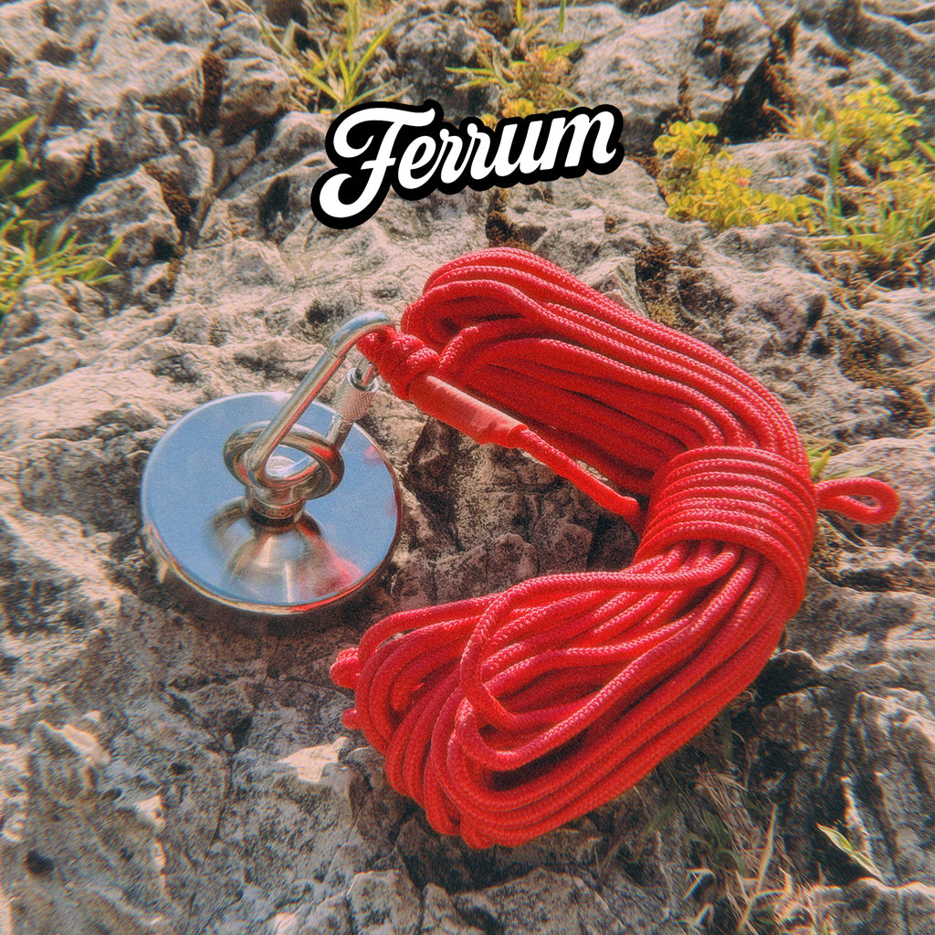 Magnet Fishing Kit – 350KG Magnet + 20mt Rope
